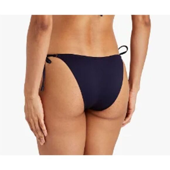 ZIMMERMANN Side Tie Bathing Bikini Bottom Navy Blue Size 4 NWT $275 - Picture 3 of 5